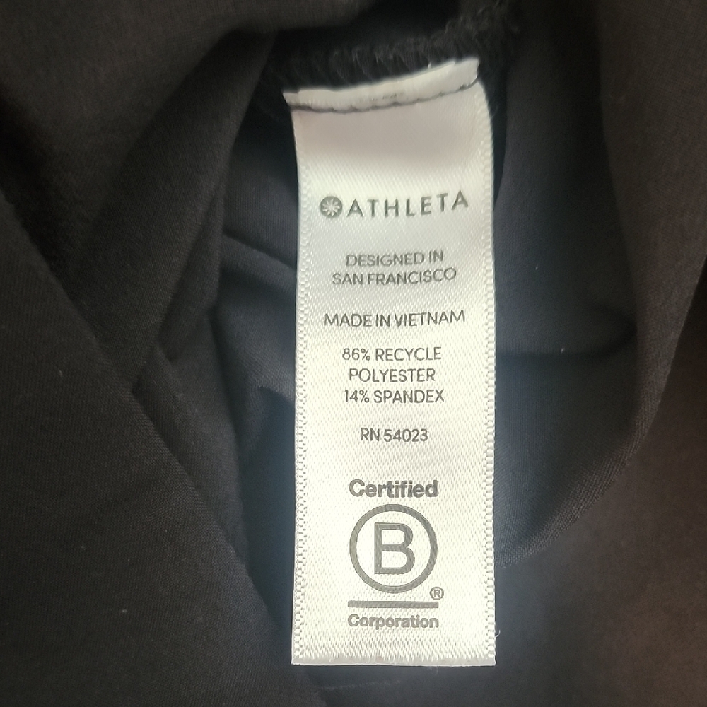 Athleta Black Ankle Cropped Pants Relaxed Fit - Picture 10 of 10